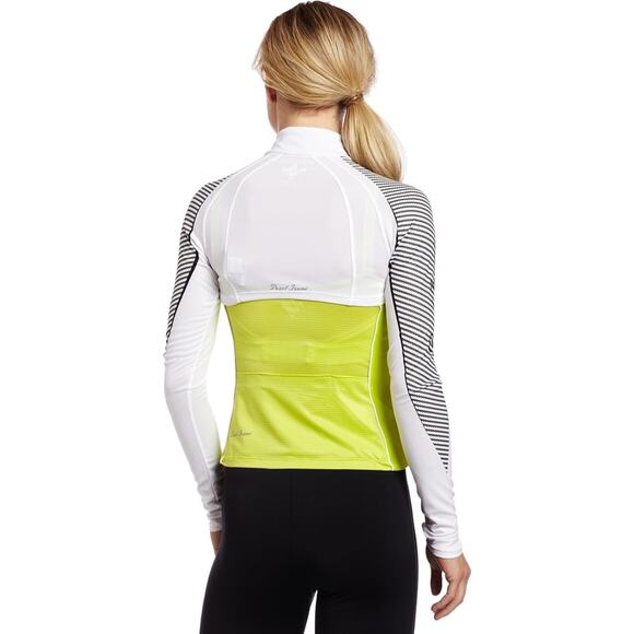 Pearl Izumi Women's Fly Intercool Shrug White Long Sleeve Zip Crop Top Large - Picture 6 of 12